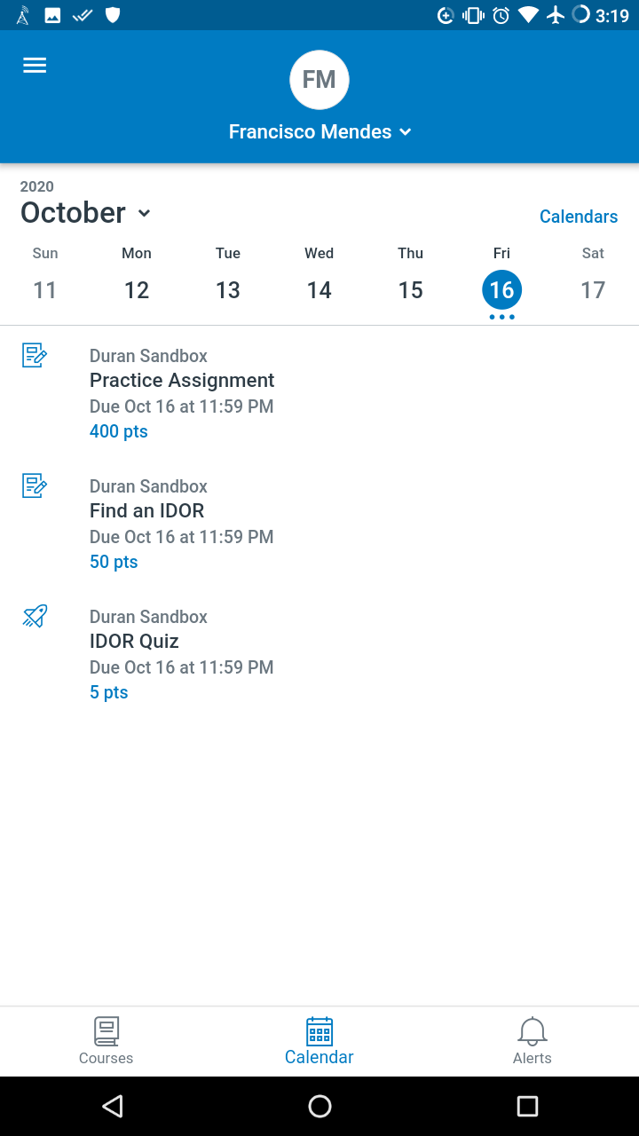 Mobile app screenshot